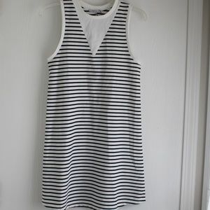 Zara Trafaluc Shift Dress Sleeveless Striped Sz S